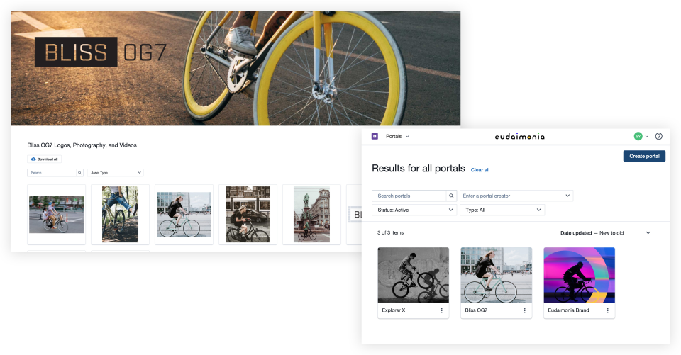 screenshot of Acquia DAM (Widen)